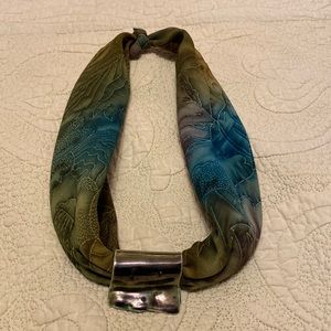 Beautiful scarf necklace